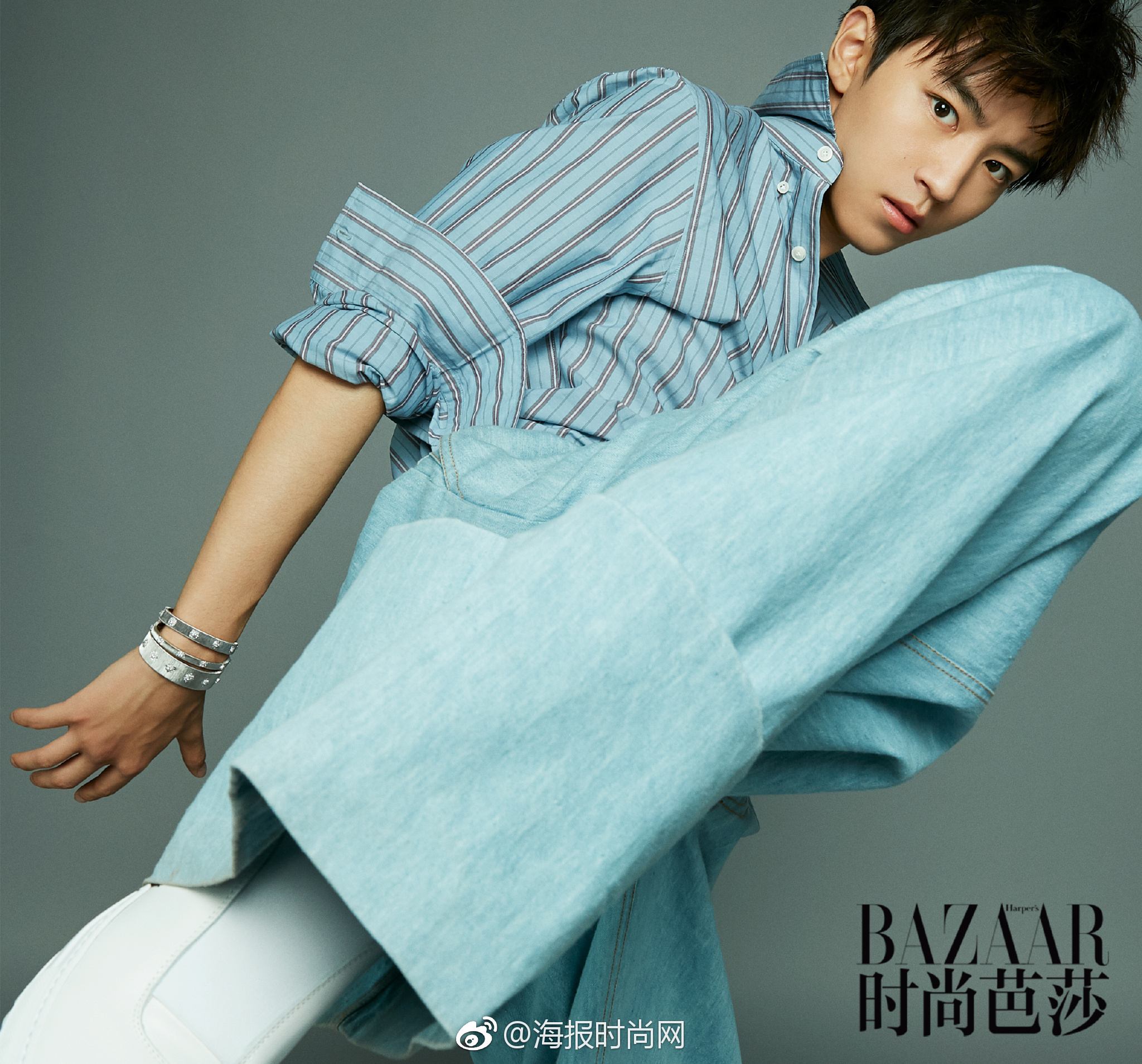 tfboys-王俊凯 《时尚芭莎》十月刊封面 第二次解锁芭莎封面