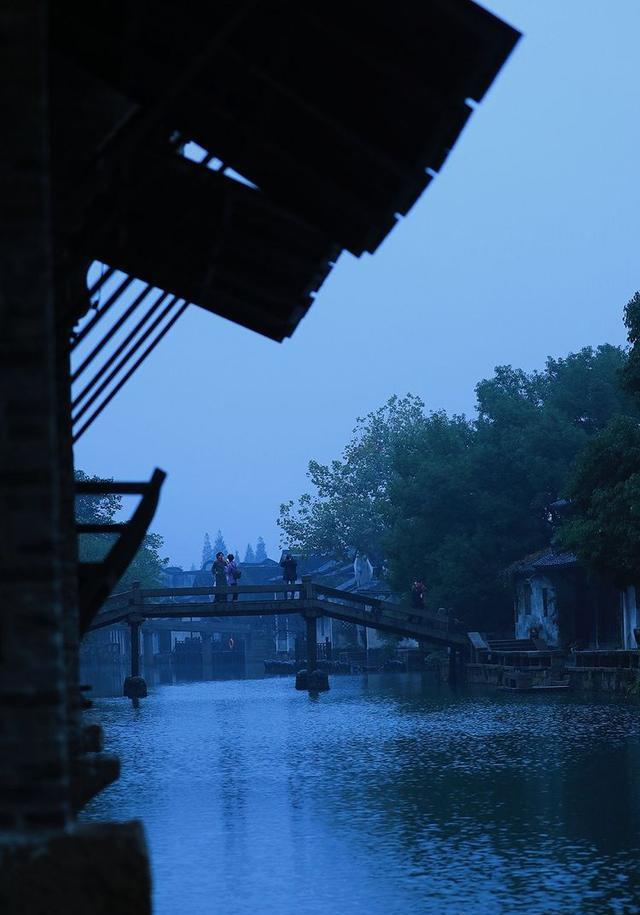 小桥流水烟雨人家水墨江南烟雨乌镇