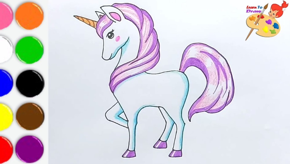 这独角兽的画法,爸爸妈妈们一定要看