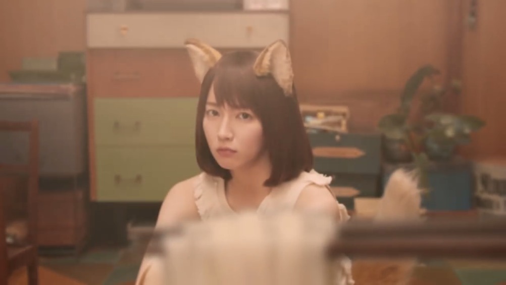 星野源x吉岡里帆日清のどん兵衛cm 一番好きなもの篇 小狐狸摇尾巴