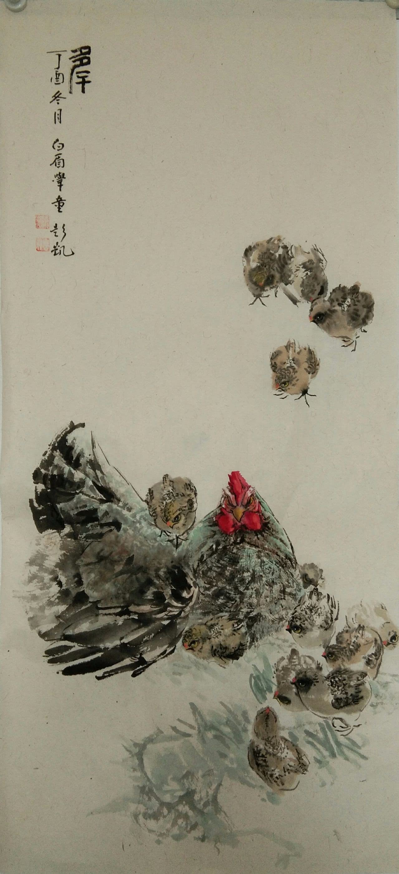 禅画师彭凯来自曾国藩故里书画之乡的国画家