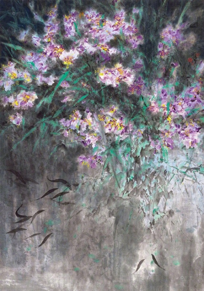 宋雨桂水墨花鸟欣赏