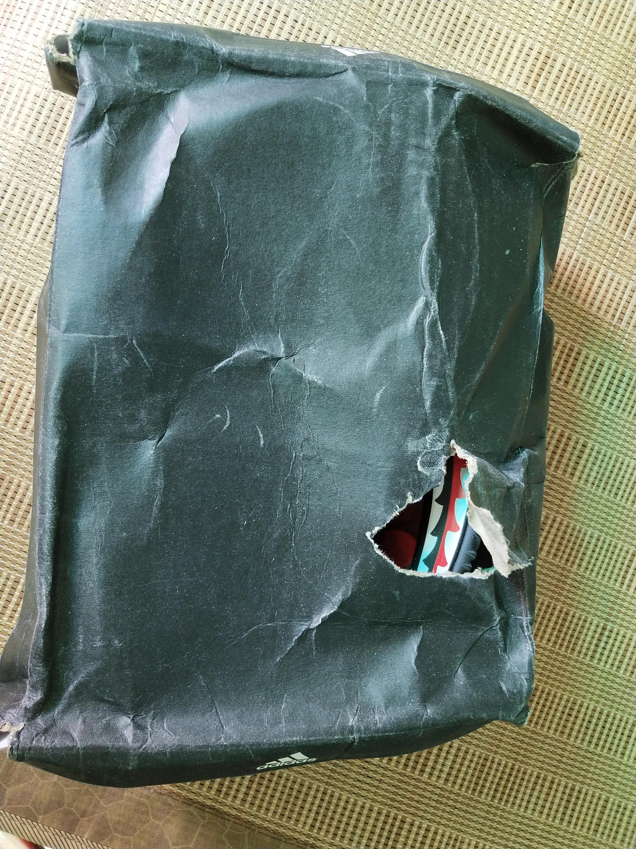 从没见过这么不要脸的快递|圆通|快递|破损_新浪新闻