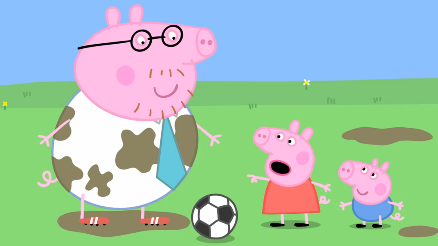 小猪佩奇不喜欢猪爸爸的脏衣服