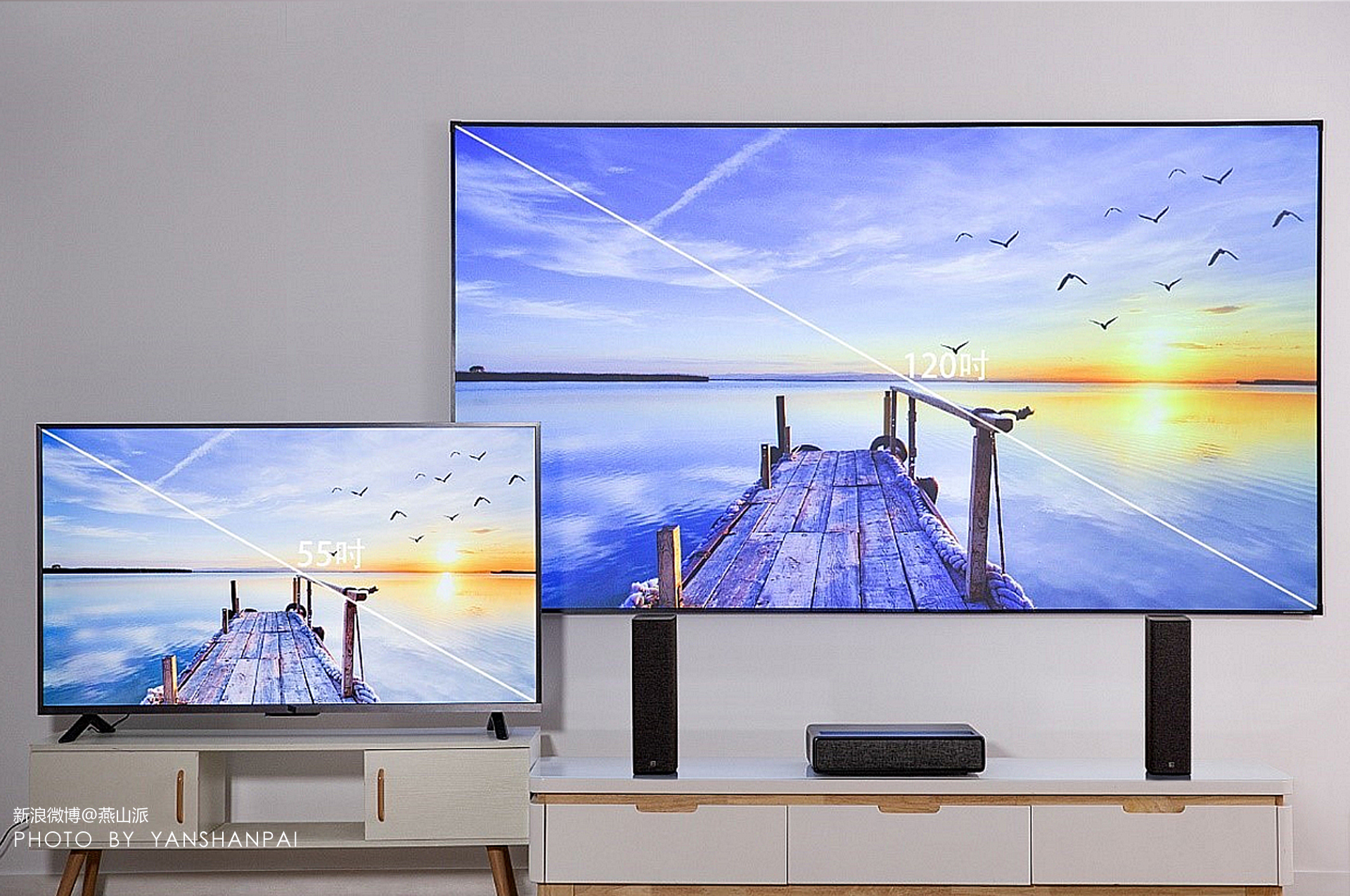 暴风激光电视抢先评激光电视配无线51音箱高端影院不过如此