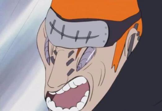 火影忍者:画风崩坏的瞬间,佩恩形象全无,佐助被黑得真惨!