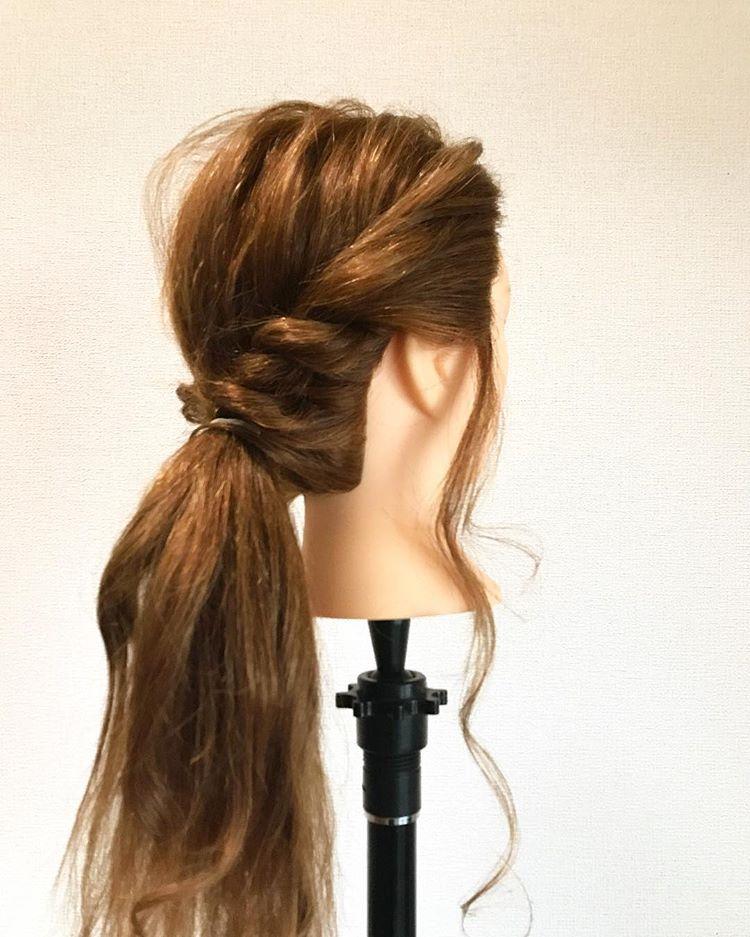 偷师发型师训练用的编发图,照这样编发,发型一定很美