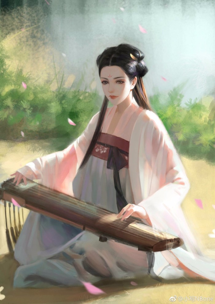 待她长发及腰公子娶她可好二次元古风长发美人特辑