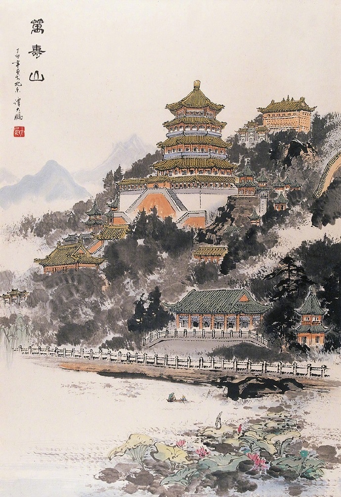 水墨建筑丨谭大鹏绘