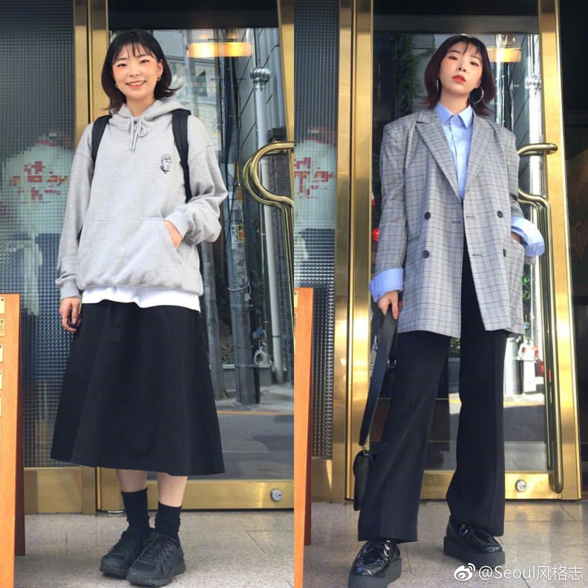 充满青春活力的学生党日常搭配.