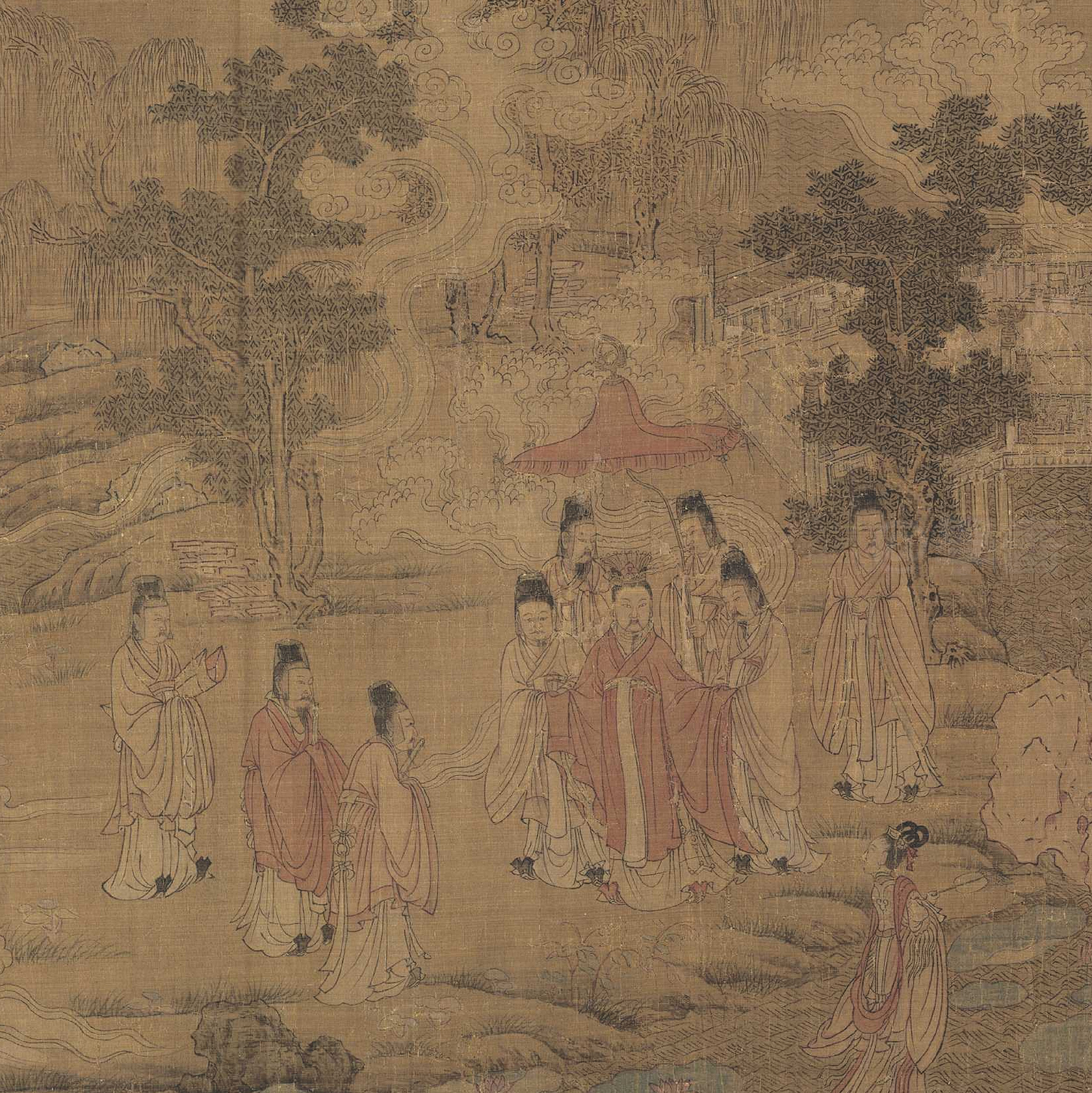 中国十大传世名画之《洛神赋图》顾恺之作|洛神赋图|名画|传世|顾恺之|摹本_新浪新闻