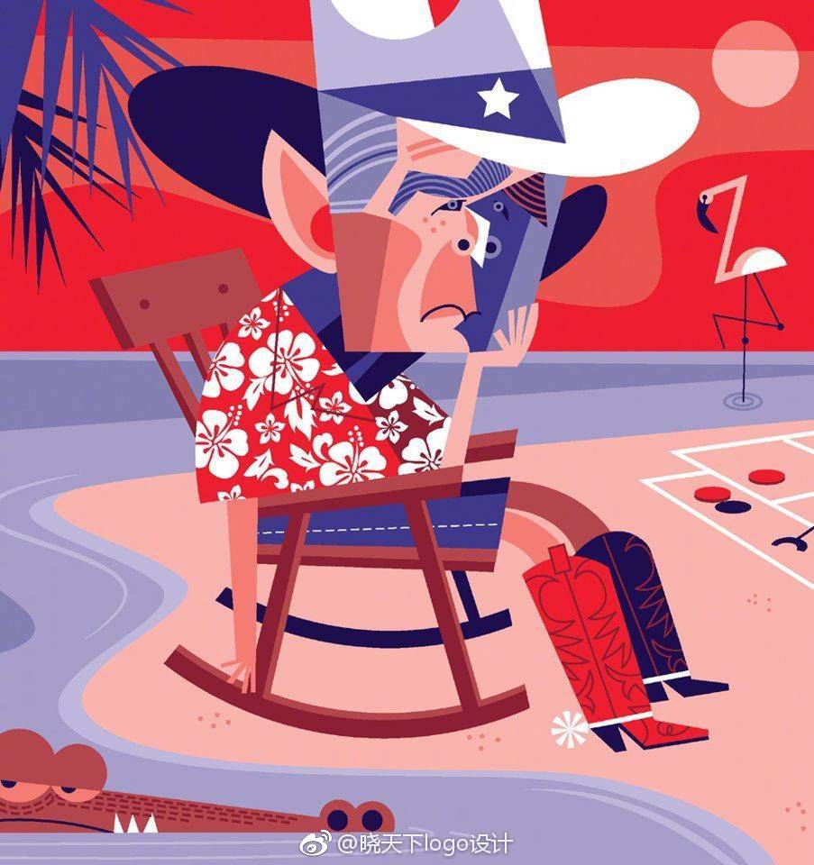 阿根廷插画师 pablo lobato 矢量风格绘画作品 | lobaton