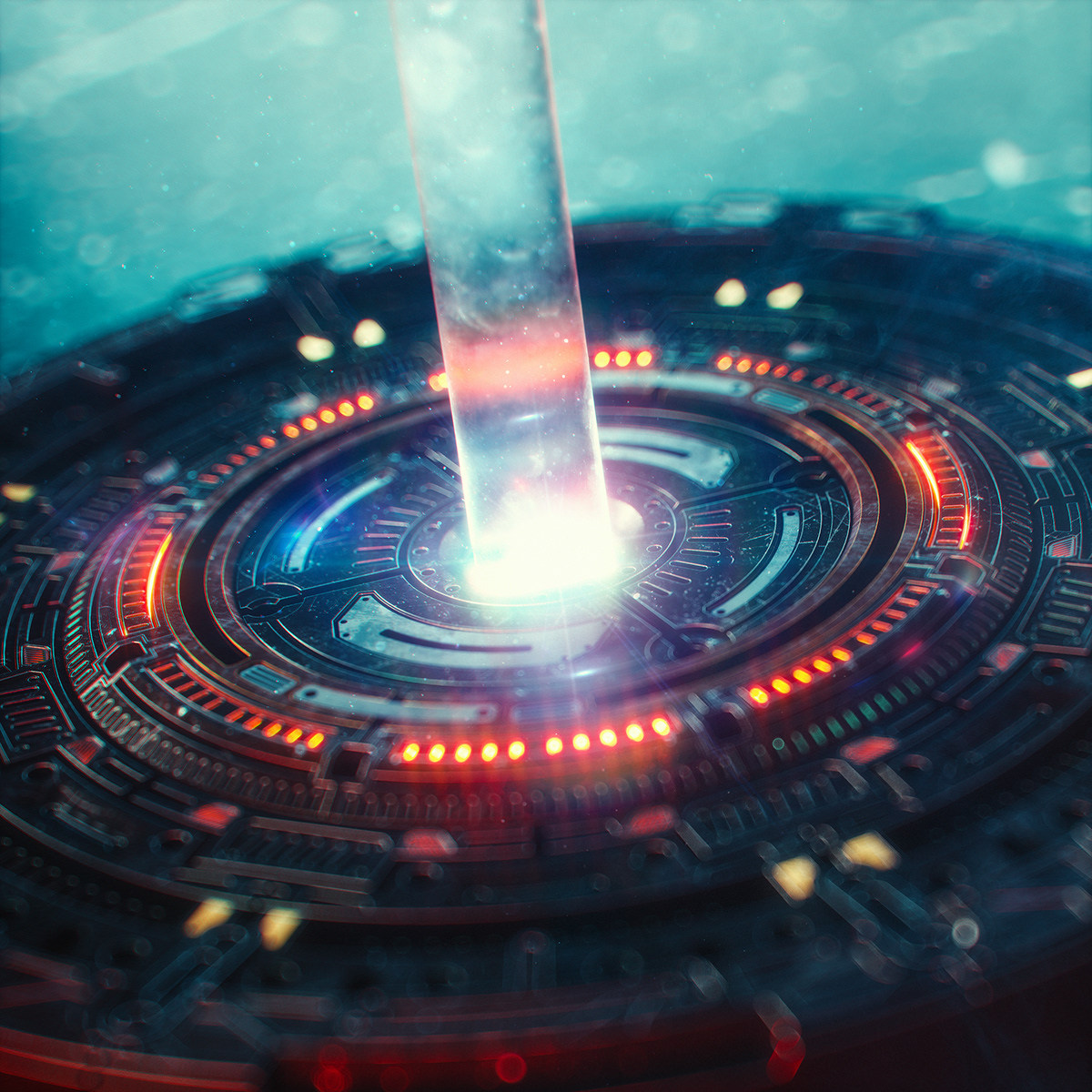 一组c4d制作的科技感满满的画面欣赏作者timonoac