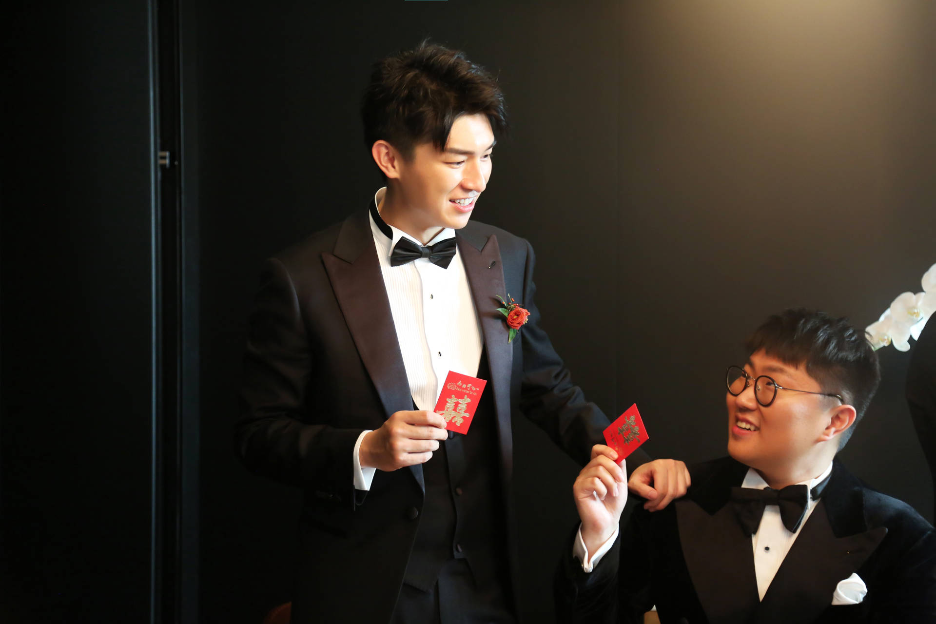 伴郎 陈柏霖ins晒出和杨旭文窦骁当伴郎的照片想不到帅哥都是互相认识