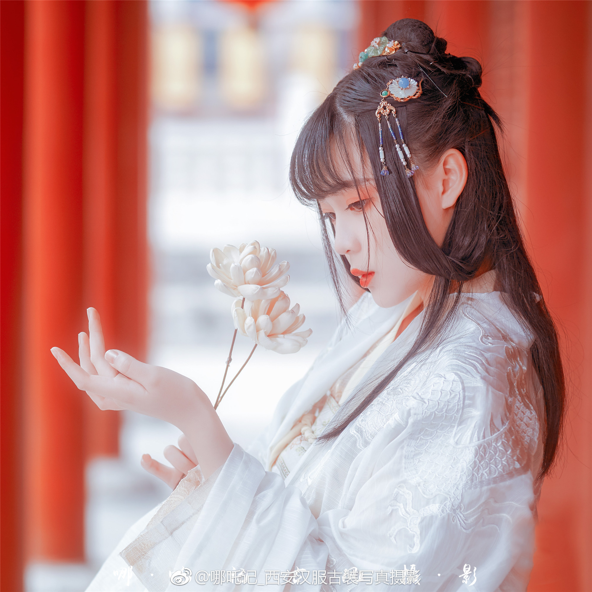 仙女大概就是这样了吧摄影后期: @哪吒记_西安汉服古装写真摄影