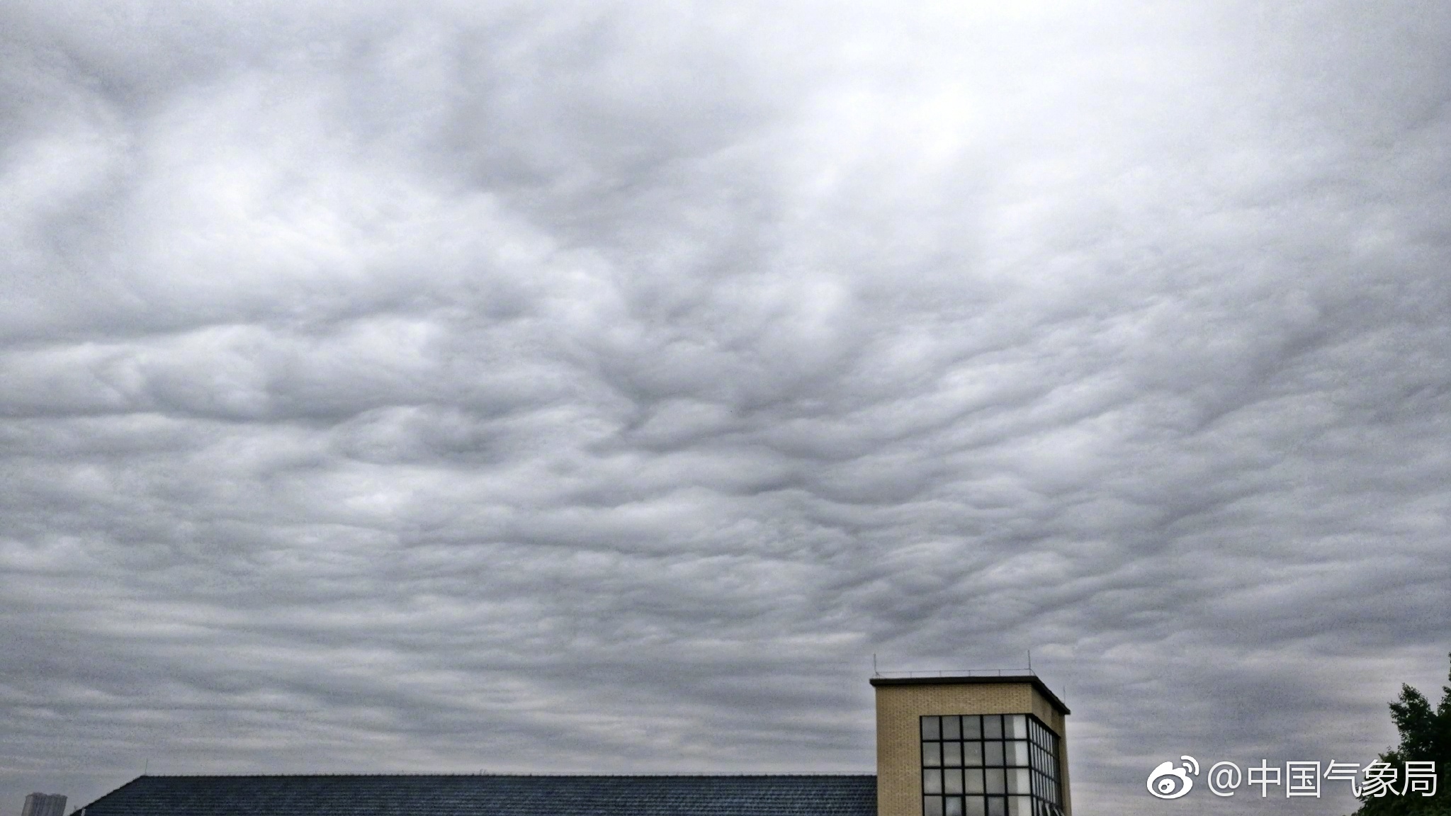 贵阳出现糙面云,俗称"妖云".图片由粉丝 提供
