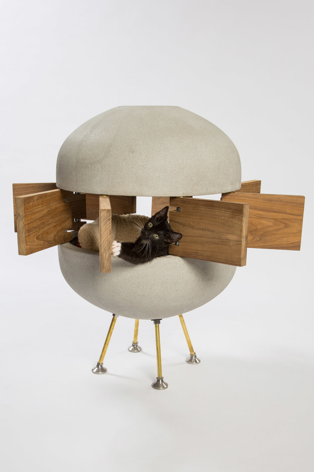 建筑工作室standard设计的三款猫窝.