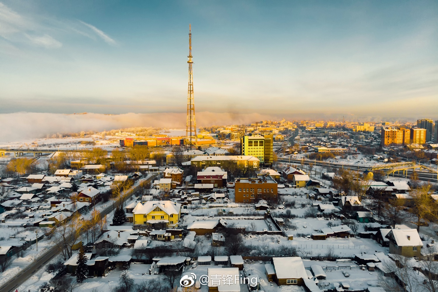 北方以北,鸟瞰苍凉如史诗的城市.by mavic air_新浪看点