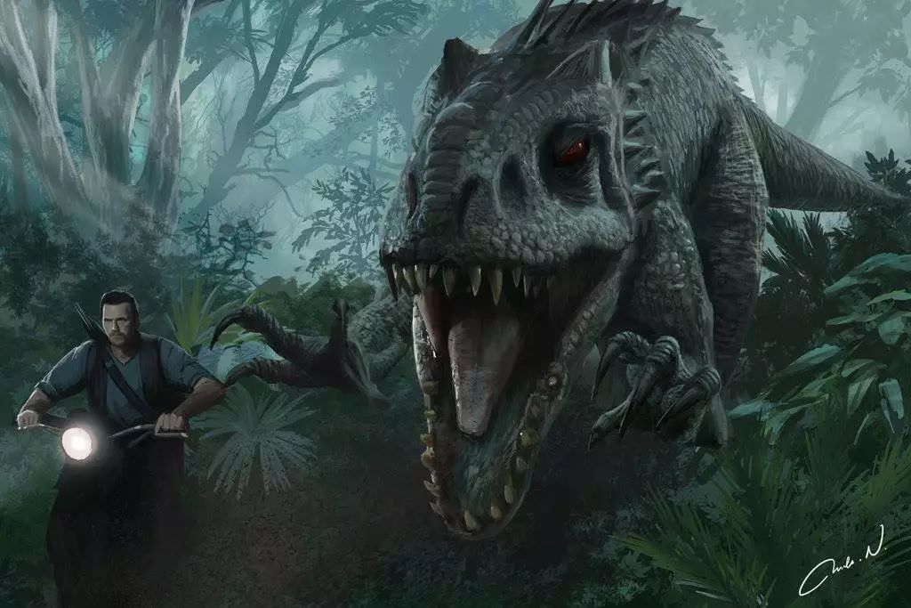 震撼视觉的侏罗纪世界2概念设计图