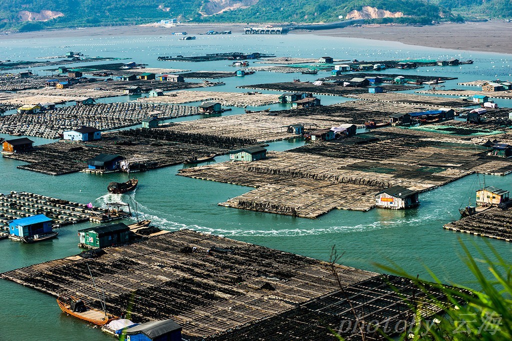 福建霞浦,东安渔排,海上人家