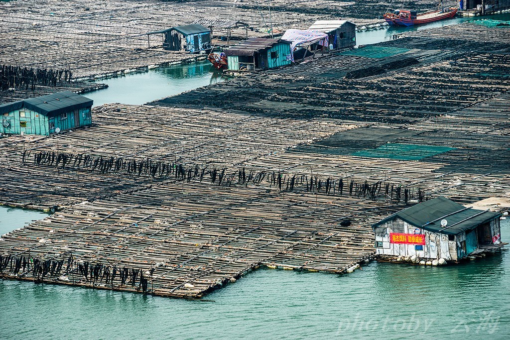 福建霞浦,东安渔排,海上人家