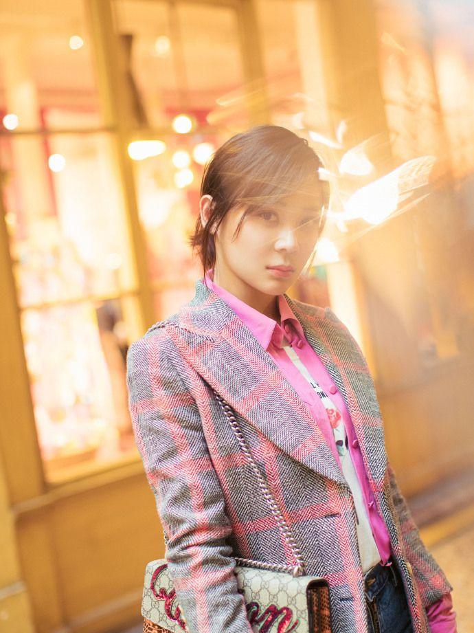 袁珊珊简直是穿西装最有味道的女明星 网友: 西装还可以这么穿