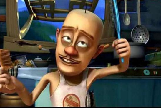 熊出没光头强的光头上曾经长过3次头发,2次靠药物,1次靠自己|头发|熊