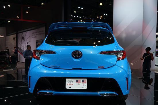 丰田小钢炮卡罗拉两箱掀背版亮相造型更加年轻前卫