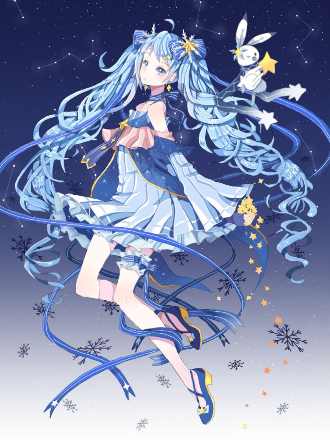 本期壁纸为雪初音