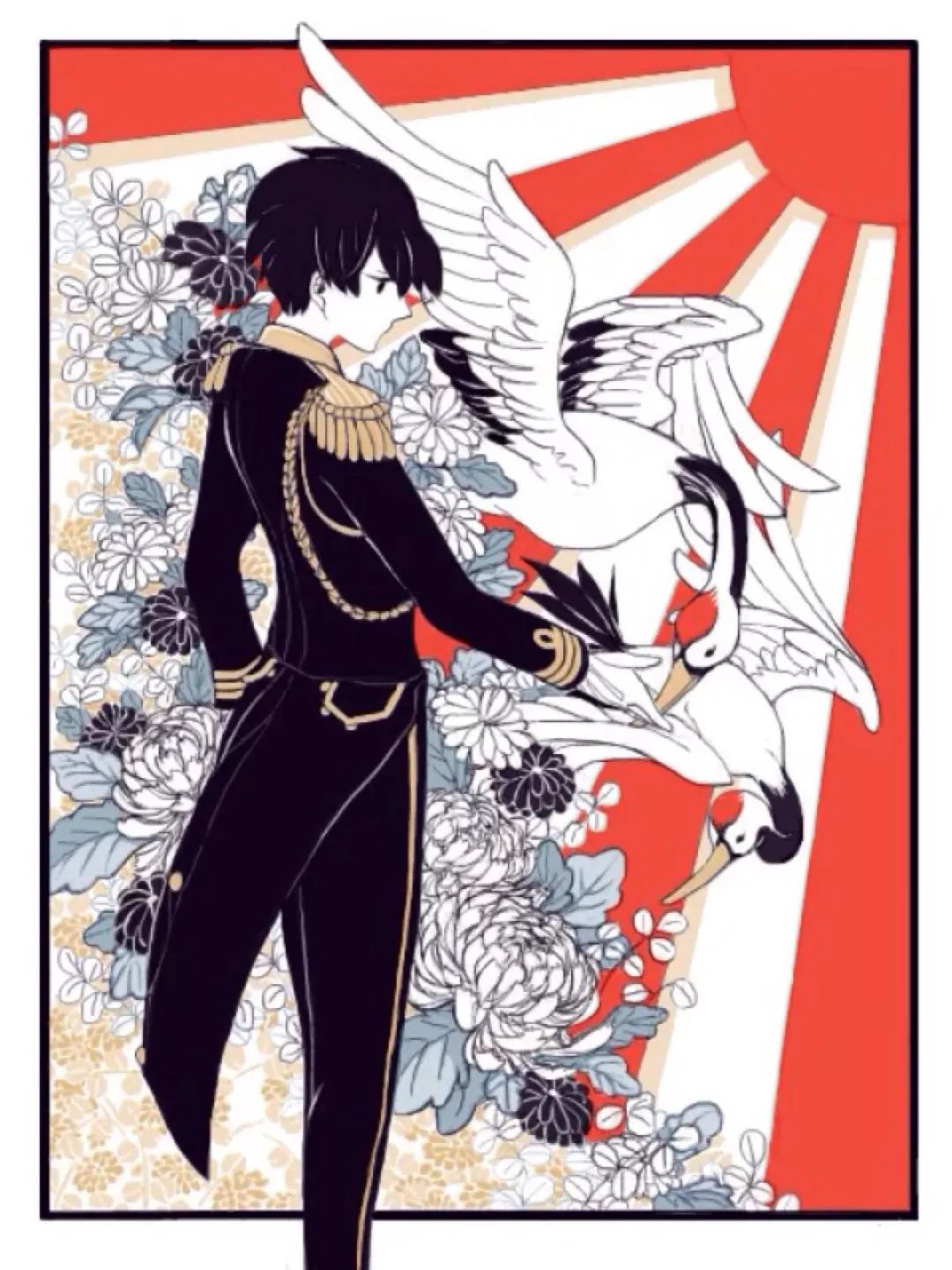 本期壁纸为本田菊