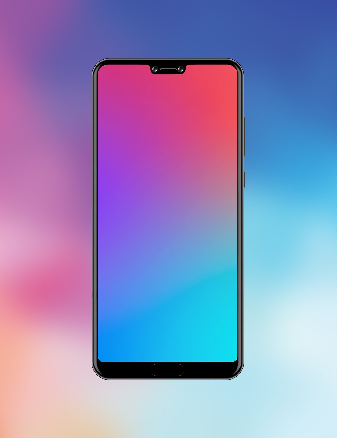 异形全面屏!概念版华为p20pro,对比华为mate10pro