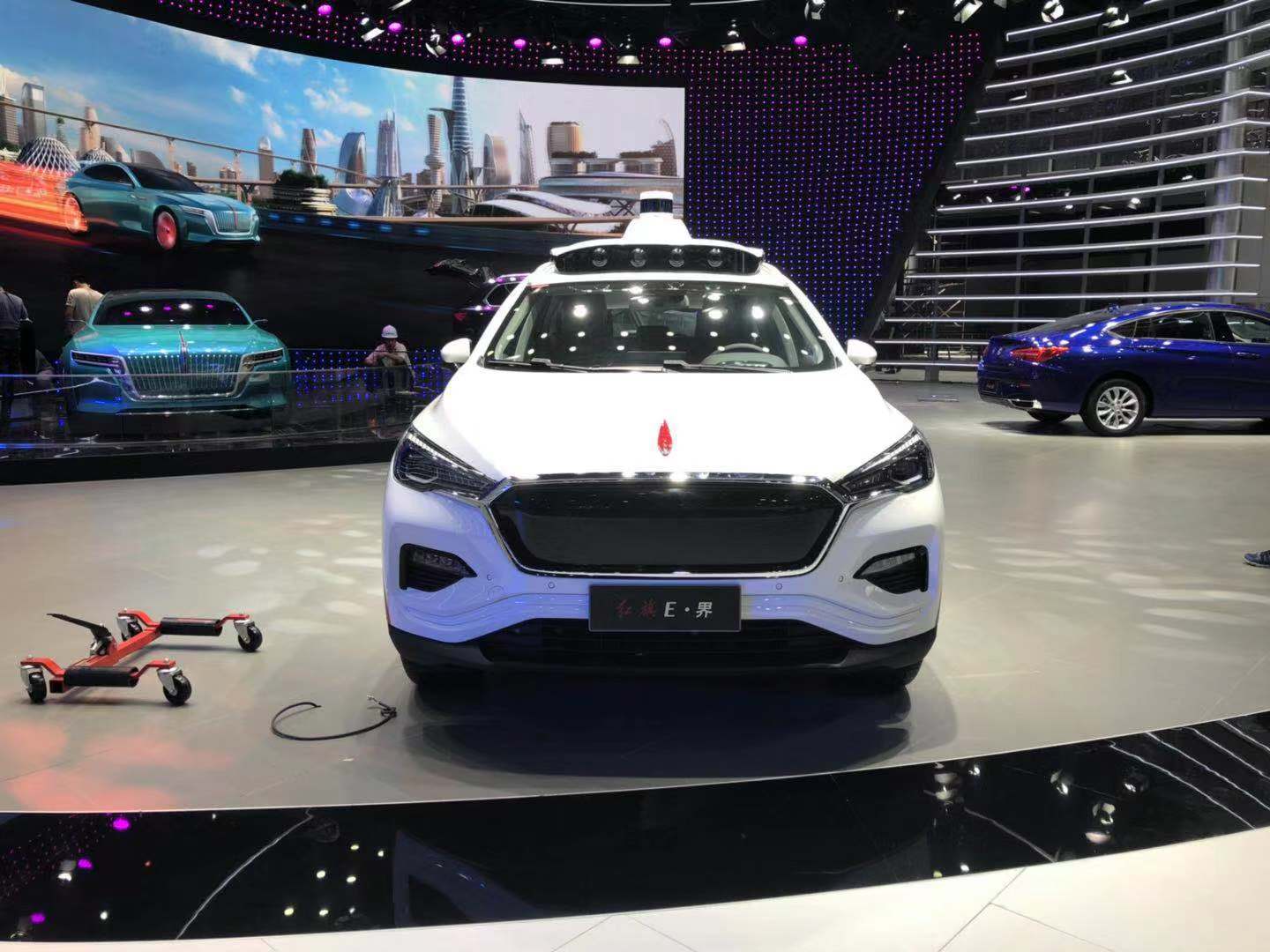 apollo红旗e-hs3亮相广州车展 具备l4级自动驾驶