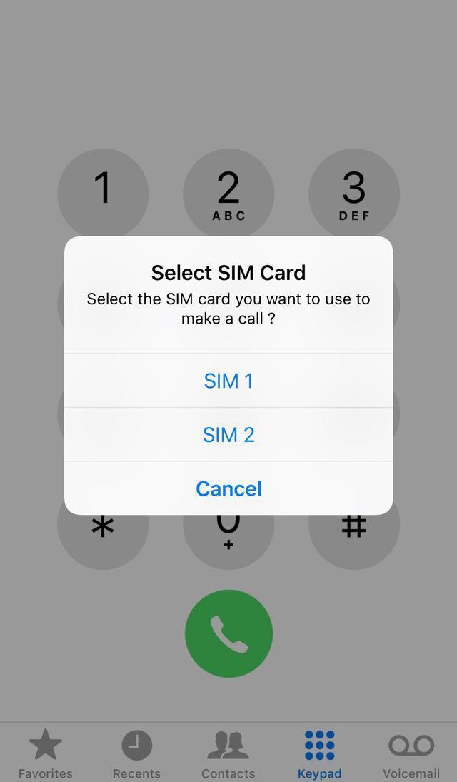 果粉欢呼:ios双卡切换界面流出,新iphone100%支持双卡双待!