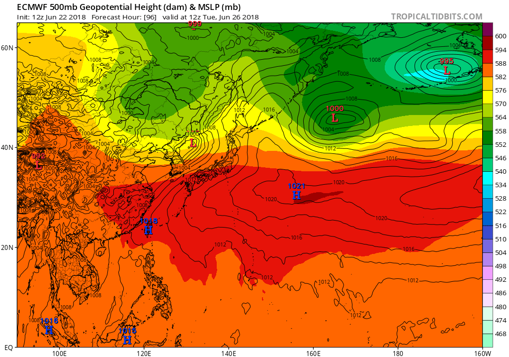副热带高压即将攻入我国,南方暴雨将暂停!但要和高温作战了!
