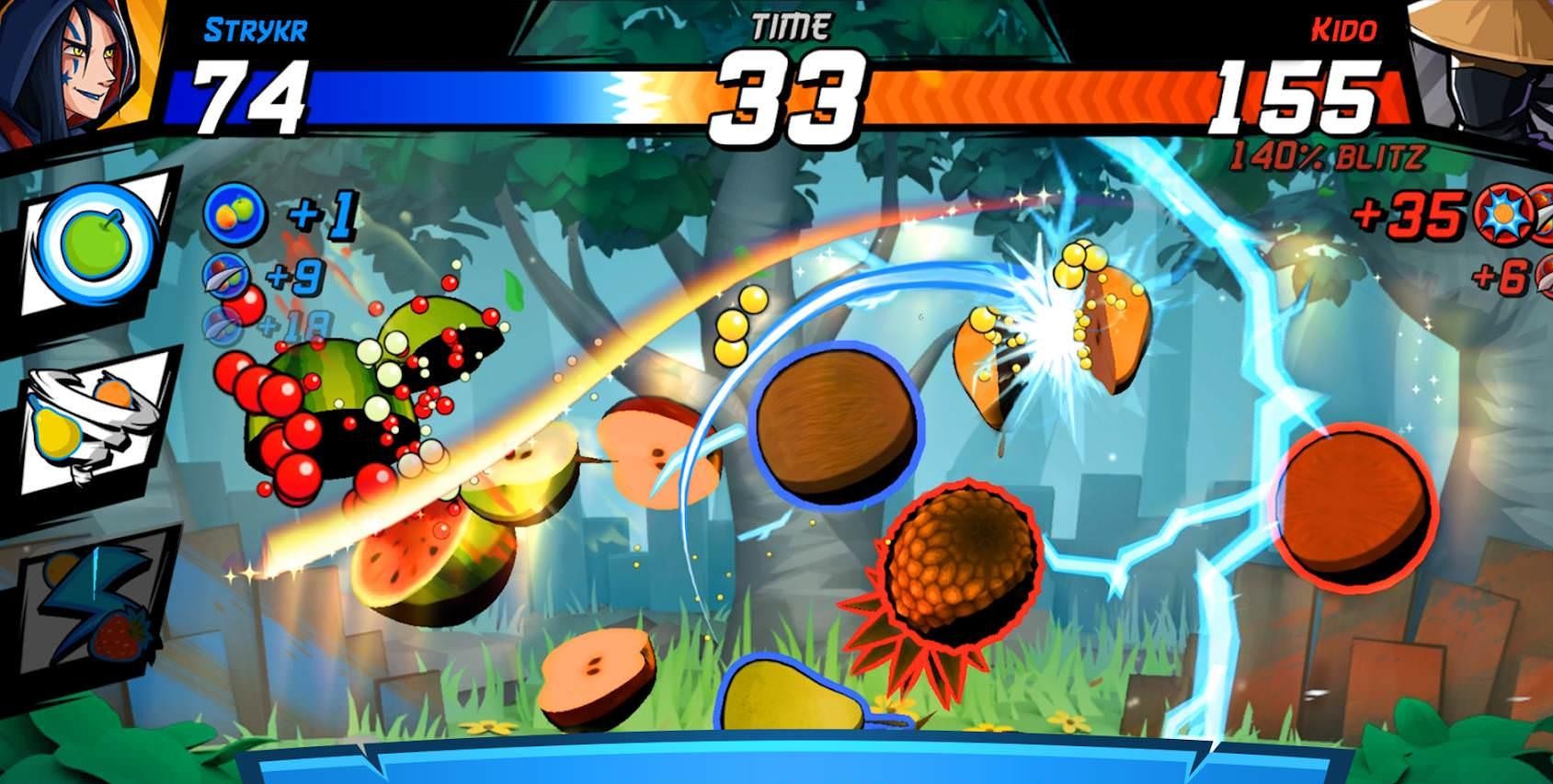 水果忍者推出对战版手游《fruit ninja fight》