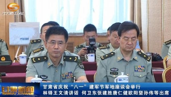 国防大学政治工作部主任王希明少将履新驻甘肃部队领导