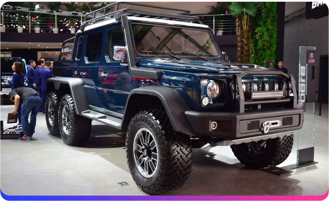 再来看看这款北汽"amg g63 6x6"不不不!