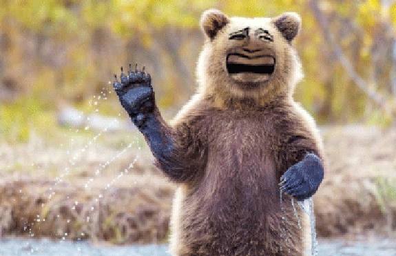 搞笑ps集锦:大神p完之后自己也不知道这是人还是熊了!