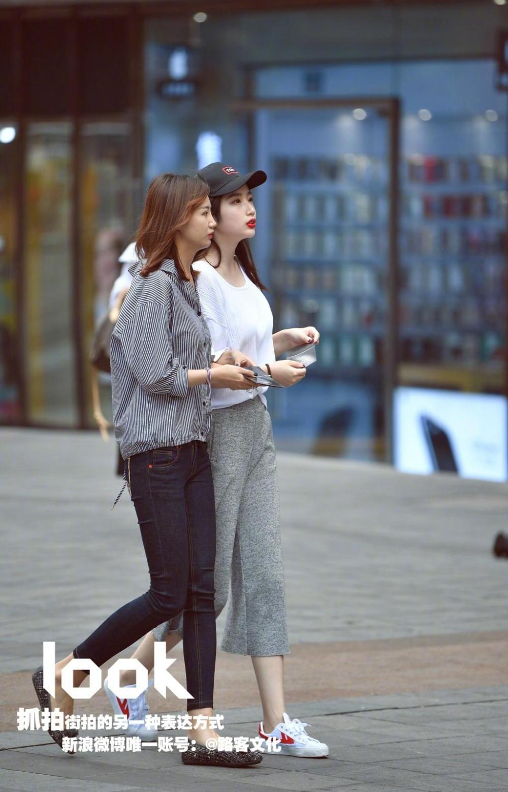 路人街拍, 杭州街头的时尚路人美女