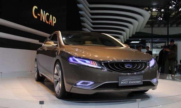 吉利轿跑sy11首亮相,博瑞ge之后吉利家族前脸更霸气-新浪汽车