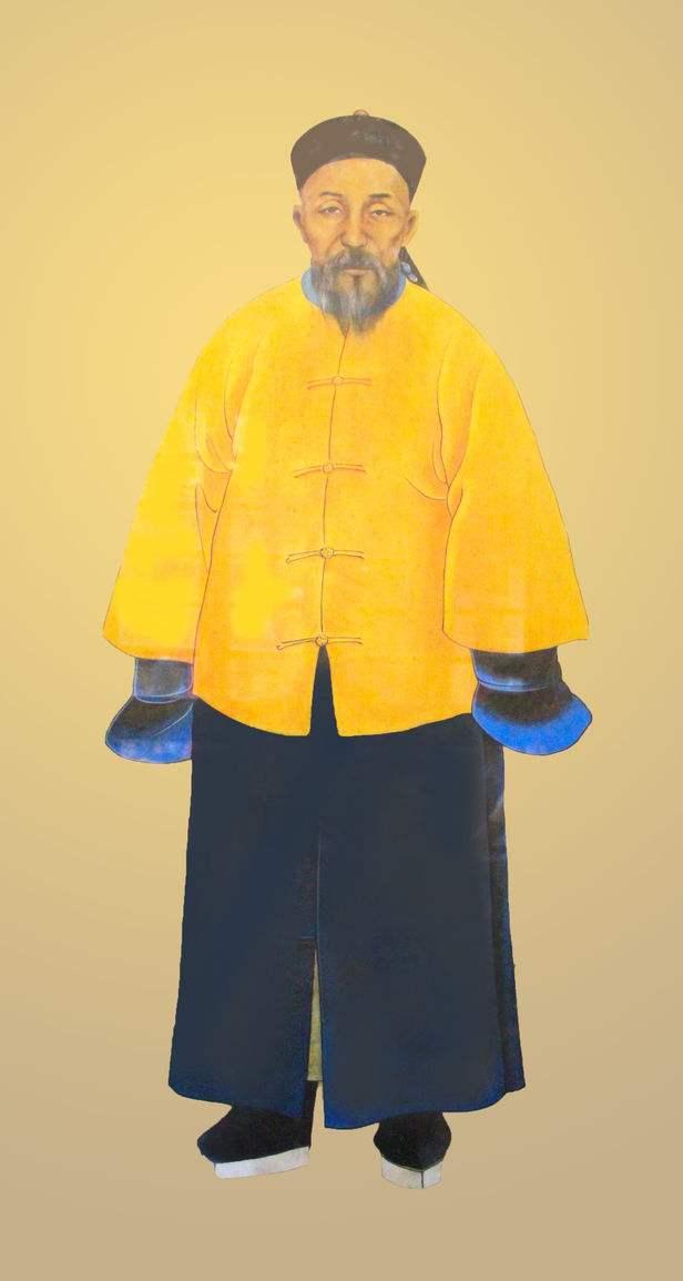 只因他身穿黄马褂