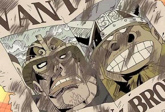 青鬼东利和红鬼布洛基:这两人可是百年前巨兵海贼团的船长,统领着巨人