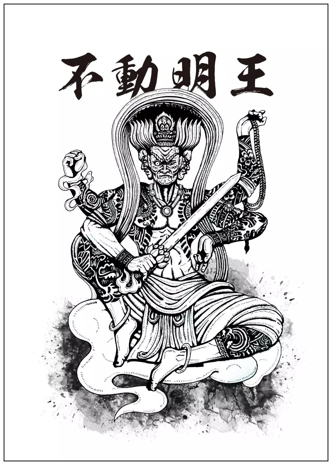 谁说佛像都得慈眉善目这位设计师偏要把最凶的佛呈现出来