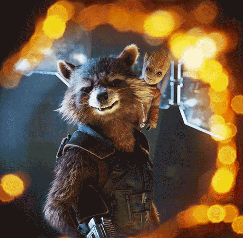 漫威认真的吗!据外媒报道火箭浣熊和groot将有可能开发联合系列剧集!