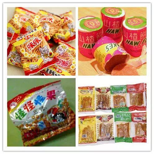 属于那个年代春游的标配辣条丑怪果山楂片咪咪虾条"逛吃,逛吃,逛吃,逛