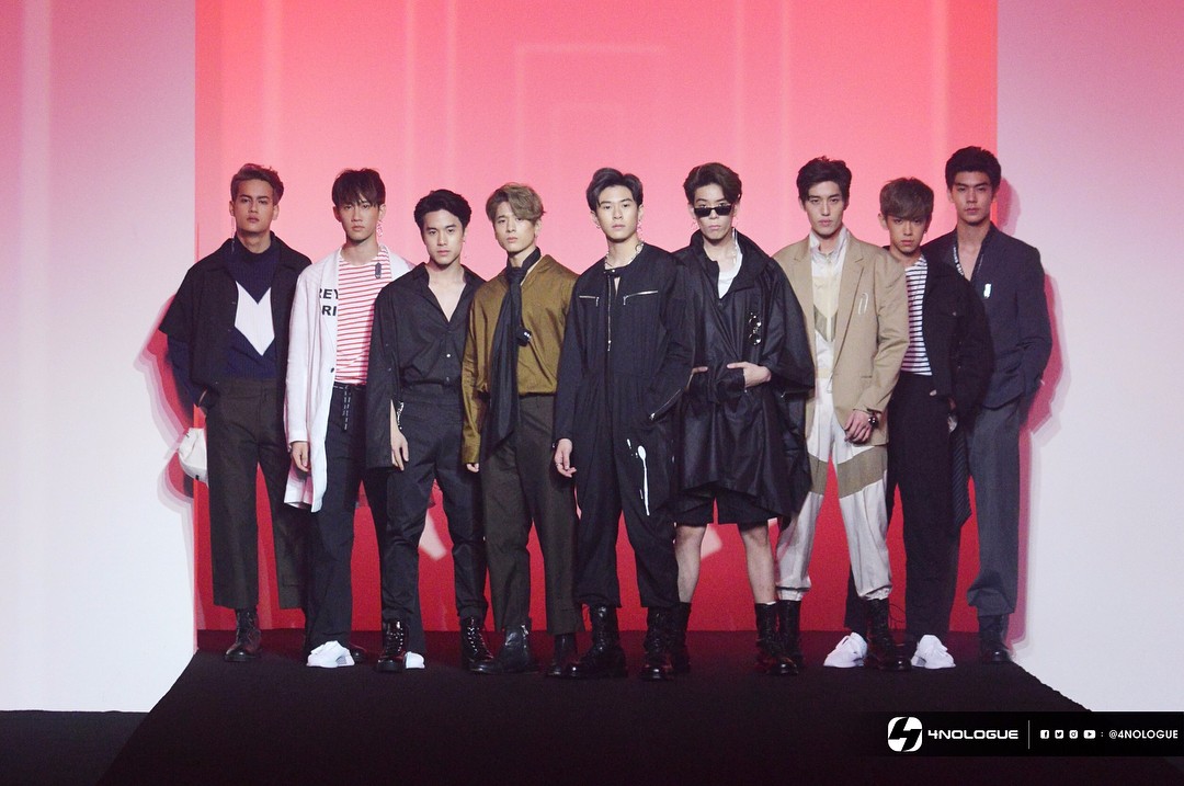 泰国偶像男子组合9x9 thailand出道首秀2018曼谷国际时装周