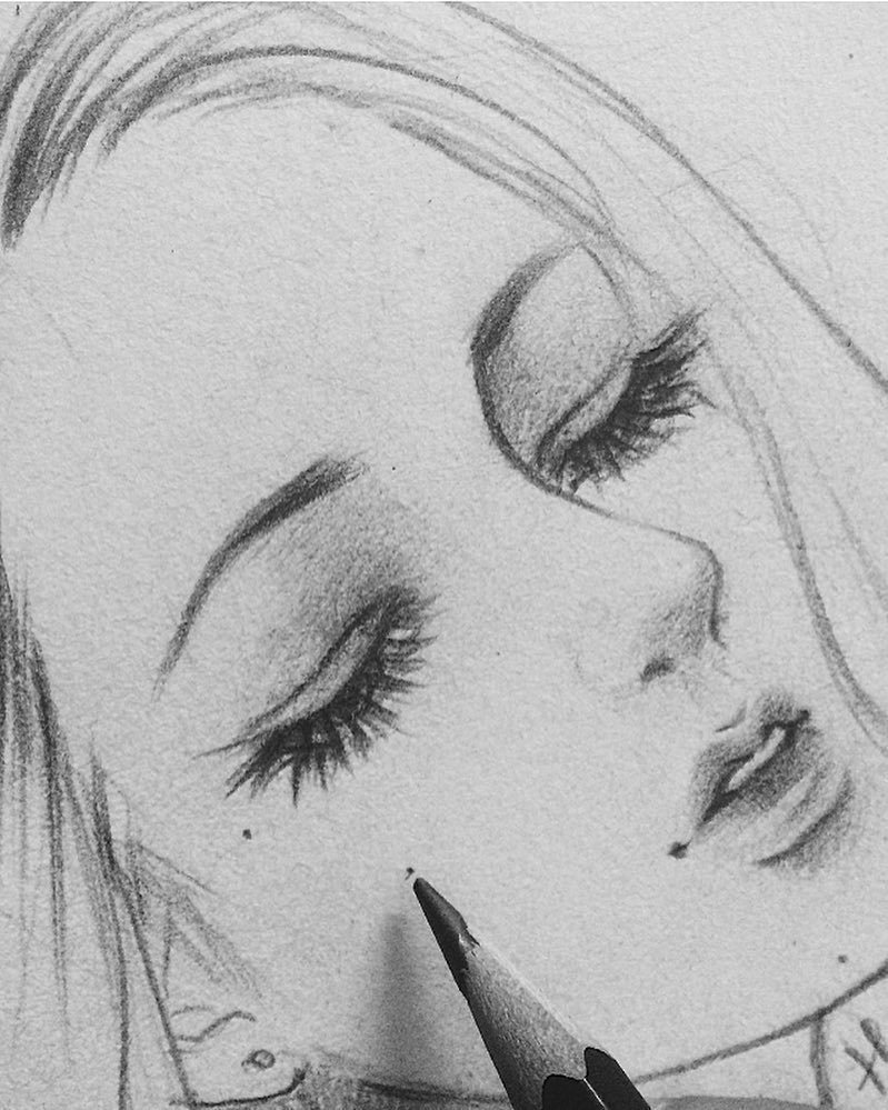 铅笔素描 | 插画师 hutachan