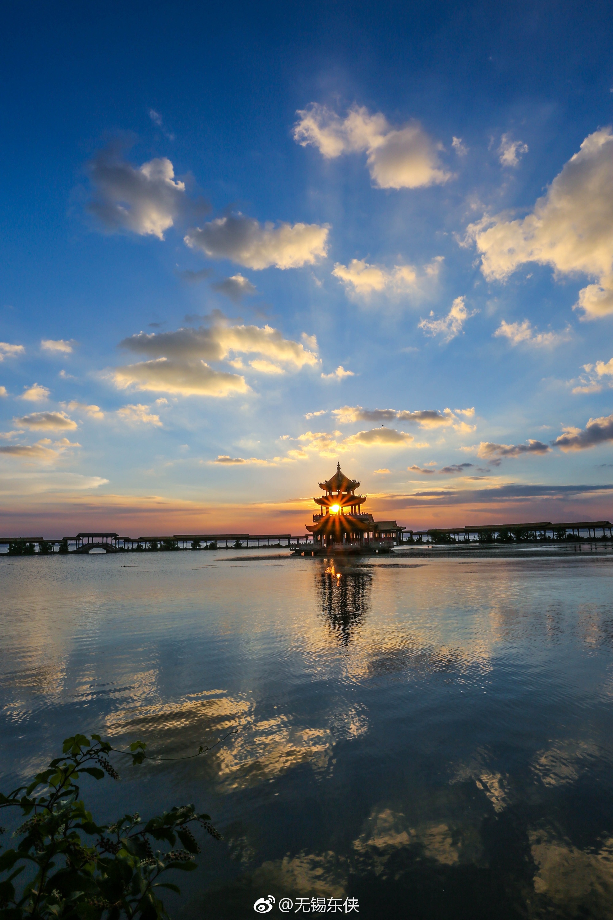 夕阳是一首无言的歌|夕阳|太湖|无锡_新浪网