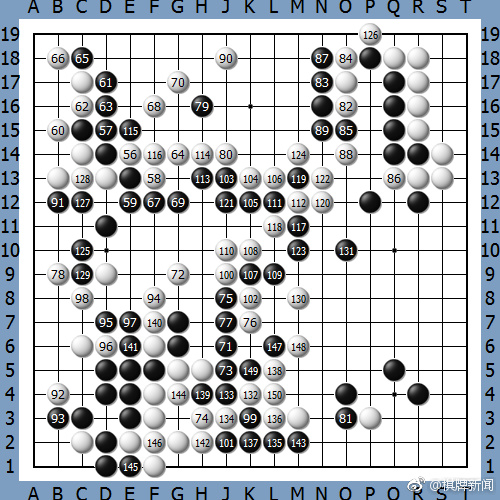 星阵围棋授先人机战第7局5月5日晚战罢