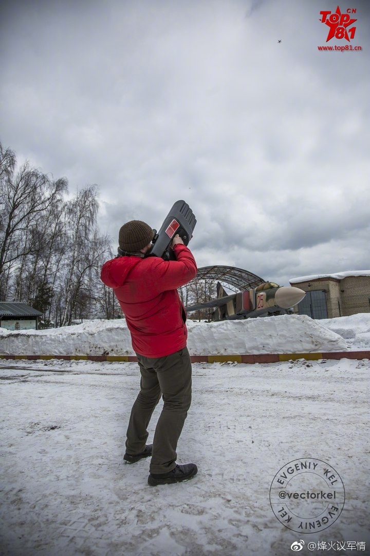 外形科幻的俄罗斯量产型stupor电磁干扰枪专打无人机